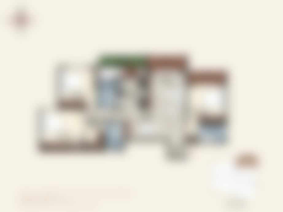 Blurred UNIT 03 (3 BHK – 1610 SFT)