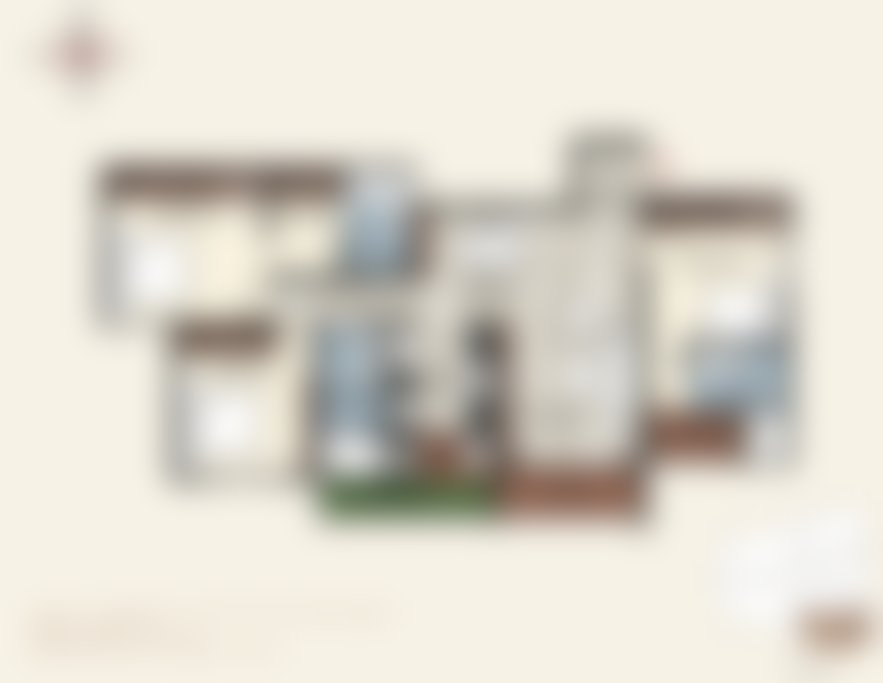 Blurred UNIT 04 (3 BHK – 1600 SFT)